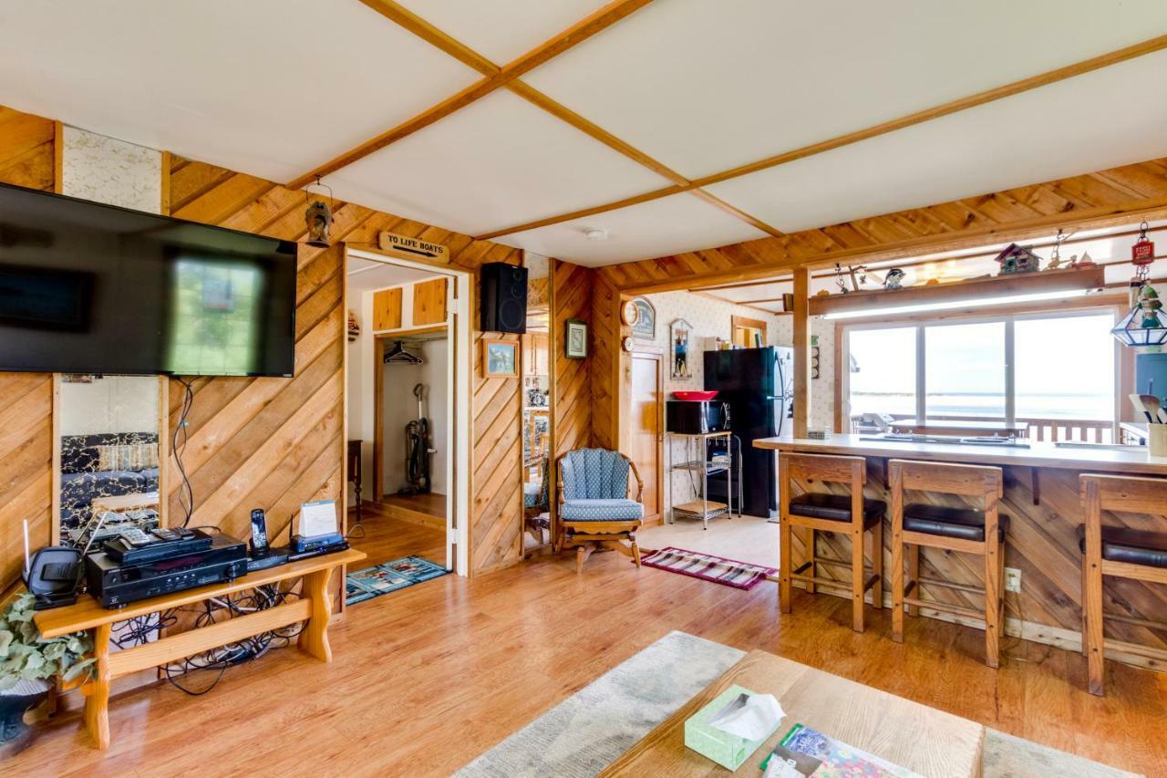 Happy Camp Beachfront Cabin Netarts Exteriér fotografie